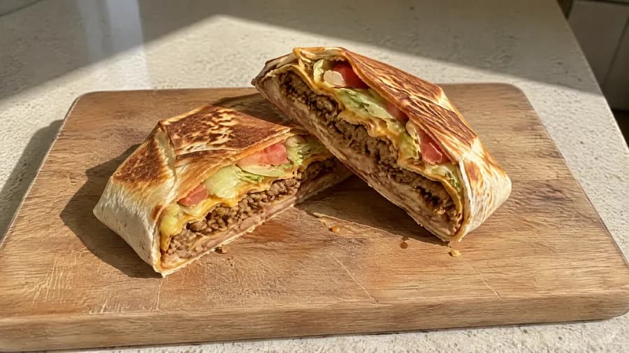 Crunchwrap à la Taco Bell